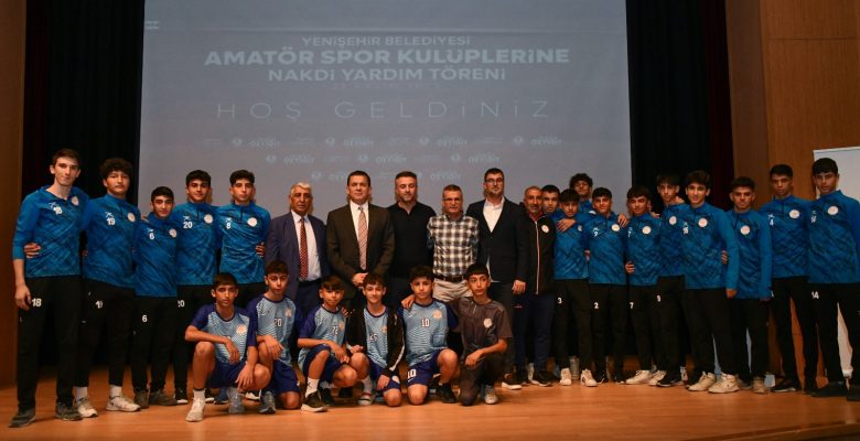 Yenişehir Belediyesinden 51 amatör spor kulübüne 650 bin TL destek