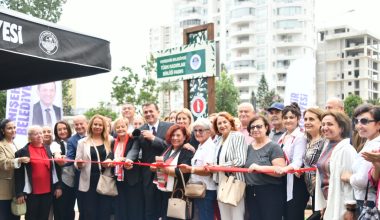 Yenişehir Belediyesi yenilediği parka Türk Kadınlar Birliği adını verdi