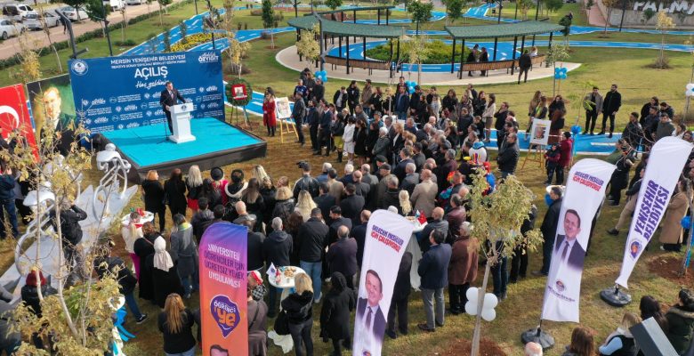 Yenişehir Belediyesi 5 bin metrekarelik bisiklet eğitim parkı açtı