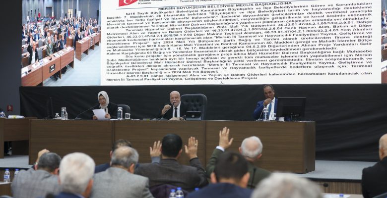 MERSİN BÜYÜKŞEHİR BELEDİYE MECLİSİ’NİN 2024 YILI İLK MECLİS TOPLANTISI YAPILDI