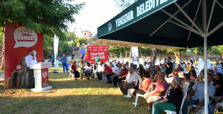 Yenişehir Belediyesinin mahalle toplantıları başladı