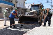 ALSANCAK MAHALLESİNDE SICAK ASFALT İLE KAPLANAN YOL YENİLENDİ