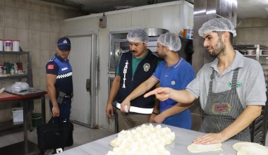 TOROSLAR ZABITASINDAN PASTANE VE İMALATHANELERE SIKI DENETİM