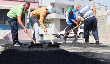 TOROSLAR’DA YOL YENİLEME ÇALIŞMALARI SÜRÜYOR