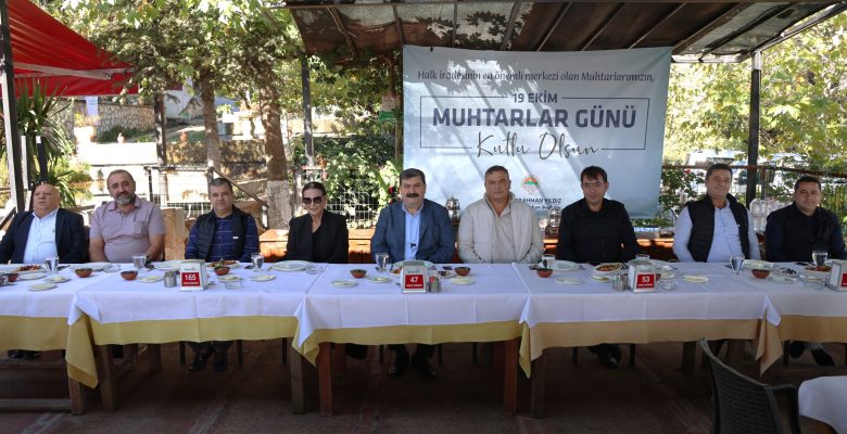 TOROSLAR BELEDİYE BAŞKANI YILDIZ, MUHTARLARLA BİR ARAYA GELDİ