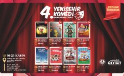 4. Yenişehir Komedi Oyunları Festivali 16 Kasım’da başlıyor