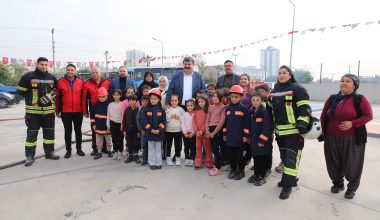 TOROSLAR BELEDİYE BAŞKANI YILDIZ VE ARSLANKÖYLÜ ÖĞRENCİLERDEN ATA EĞİTİM MERKEZİ’NE ZİYARET