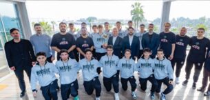 ŞAMPİYON MSK U16 TAKIMI’NDAN BAŞKAN SEÇER’E ZİYARET