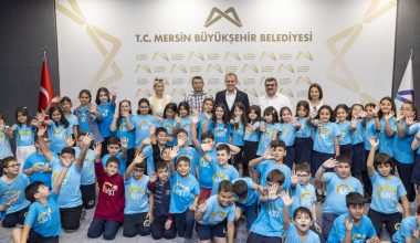 ÇOCUKLAR SORDU, BAŞKAN SEÇER CEVAPLADI