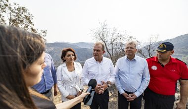 BAŞKAN SEÇER, YANGIN BÖLGESİNDE!