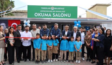 TOROSLAR’DA 4’ÜNCÜ OKUMA SALONU HİZMETE GİRDİ