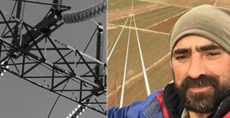 Mersin’de yüksek gerilim hattı can aldı; 1 ölü, 1 yaralı!