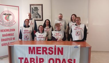 Mersin Tabip Odasından Dr. Ayşe Uğurlu’ya destek