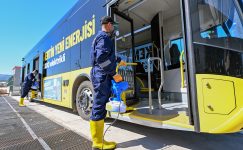 MERSİN BÜYÜKŞEHİR’LE ULAŞIMDA KONFOR VE HİJYEN SEFERBERLİĞİ