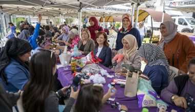 MERSİN BÜYÜKŞEHİR SAYESİNDE KADIN EMEĞİ DEĞERE DÖNÜŞMEYE DEVAM EDİYOR