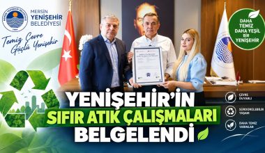 Yenişehir Belediyesi’ne ‘Mahalli İdareler için Sıfır Atık Belgesi’