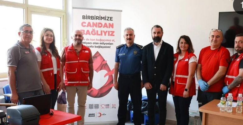 Emniyet Müdürlüğü’nde Kan Bağışı Kampanyası