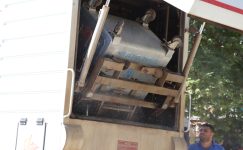 TOROSLAR’IN YAYLALARINDA KONTEYNERLER YERİNDE YIKANIP DEZENFEKTE EDİLİYOR